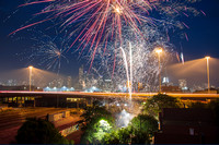 July 4th & 5th fireworks & lightning